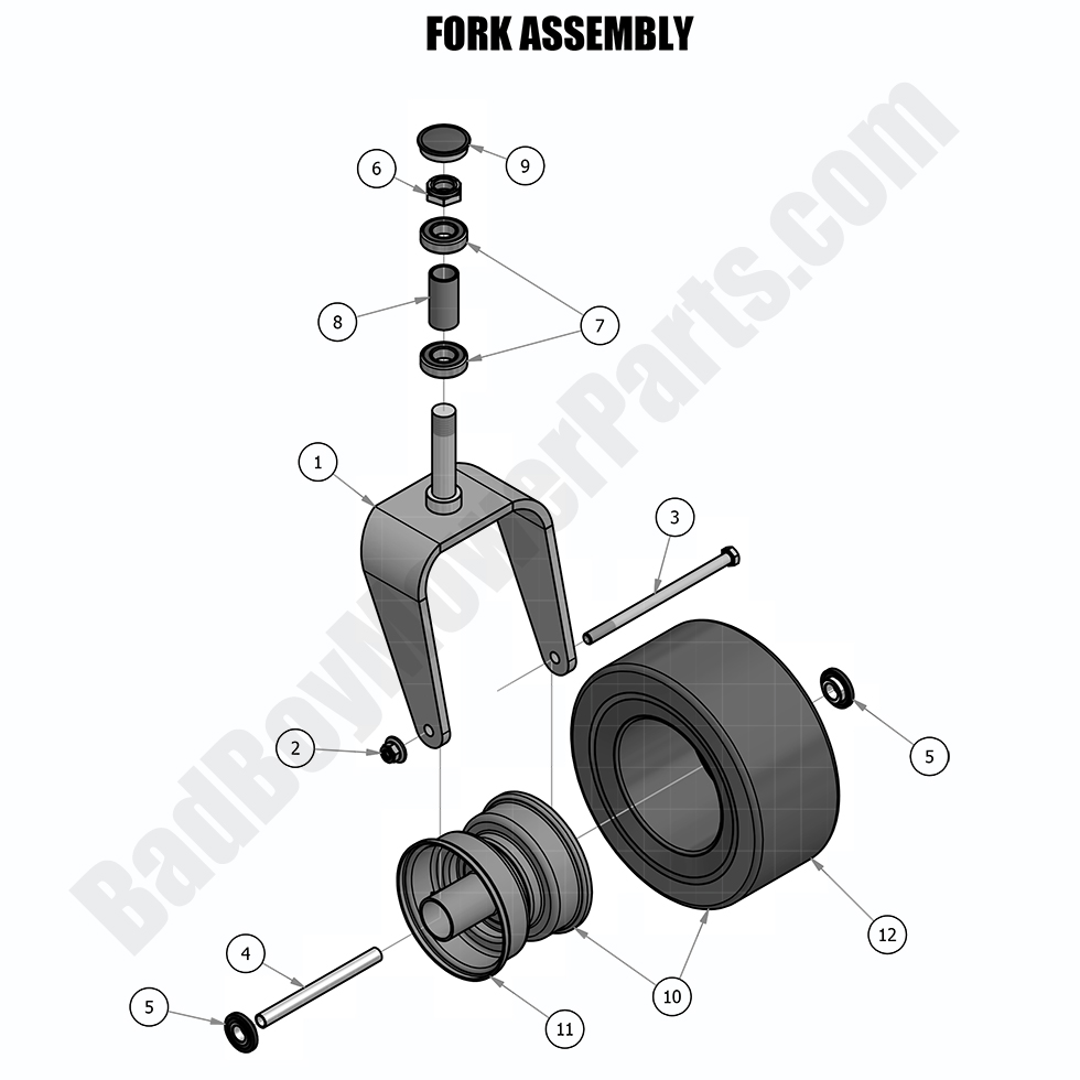 2018 Outlaw & Outlaw Extreme - Front Fork Assembly